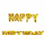 Happy Birthday Banner Card Factory Buy Happy Birthday Gold Balloon Banner Kit for Gbp 9 99