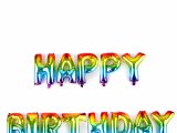 Happy Birthday Banner Card Factory Buy Happy Birthday Rainbow Balloon Banner Kit for Gbp 9 99