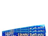 Happy Birthday Banner Card Factory Holographic Happy Birthday Blue Foil Banners Pack Of 3