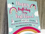 Happy Birthday Best Friend Card Bestfriend Sign Friendship Gift Funny Birthday Card Novelty Gift