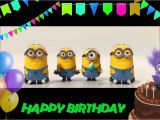 Happy Birthday Card and song Happy Birthday to You Minions Birthday song