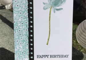 Happy Birthday Card Black and White Geburtstagskarte Birthday Card Stampin Up Dsp