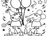 Happy Birthday Card Coloring Pages Peppa Pig Happy Birthday Coloring Page Peppa Pig Coloring