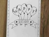 Happy Birthday Card Design Drawing Pin Auf Geburtstagskarten