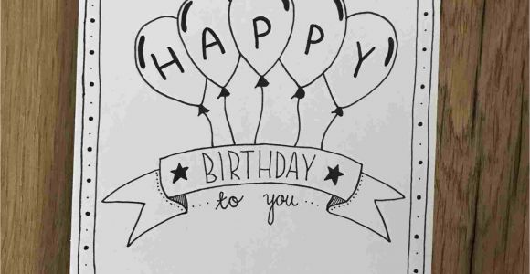 Happy Birthday Card Design Handmade How to Draw A Happy Birthday Card Inspiration In