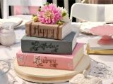 Happy Birthday Card Edit Name I Love the Idea Of A Book Cake Maybe I M A Little Obsessed