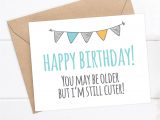 Happy Birthday Card for Brother Funny Birthday Card Funny Brother Birthday Sister