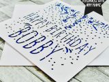Happy Birthday Card for Brother Personalised Birthday Card Personalised Happy Birthday Card