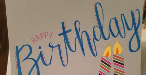 Happy Birthday Card for Sister Happy Birthday Card Sister Diy Birthday Handlettering