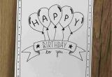 Happy Birthday Card Handmade Ideas How to Draw A Happy Birthday Card Inspiration In