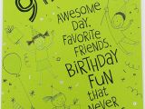 Happy Birthday Card Happy Birthday Card Happy 9th Birthday Greeting Card Enjoy the Fun and Have A