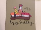 Happy Birthday Card Near Me Sushi Birthday Diy Card Geburtstagskarte Diy Gutschein