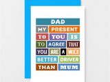 Happy Birthday Card Of Father Funny Xmas Card for Dad Funny Birthday Card for Dad