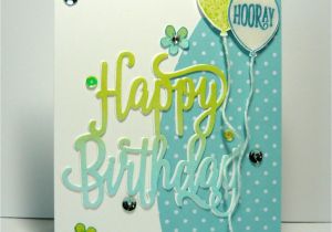Happy Birthday Card On Pinterest Pin by Ruth Bryant On Big Shot In 2020 Happy Birthday
