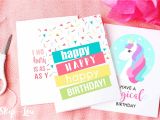 Happy Birthday Card Quarter Fold 10 Free Printable Birthday Cards for Everyone