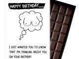 Happy Birthday Card to Boyfriend Funny Birthday Gift for Men Boyfriend Husband Rude Boxed Chocolate Greeting Card Present Od126