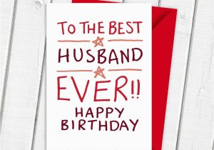 Happy Birthday Card to Husband Happy Birthday Card for Husband Hubby Birthday Card