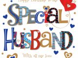 Happy Birthday Card to Husband Special Husband Happy Birthday Greeting Card