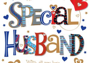Happy Birthday Card to Husband Special Husband Happy Birthday Greeting Card