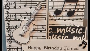 Happy Birthday Card with Music the Strings On This Birthday Card Has Twisted Ribbon that