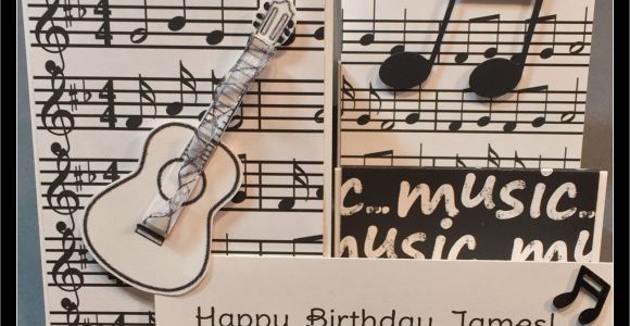 Happy Birthday Card with Music the Strings On This Birthday Card Has Twisted Ribbon that