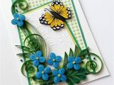 Happy Birthday Card with Quilling Paper Beautiful Handmade Greeting Card Mother S Day Card