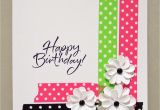 Happy Birthday Dear Sir Greeting Card Bold Dot Tape Card Paper Cards Simple Cards Greeting