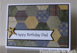 Happy Birthday Dies for Card Making Handmade by Kath Happy Birthday Dad