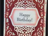 Happy Birthday Dies for Card Making Spellbinders Filigree Delights Tranquil Moments Dies