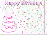 Happy Birthday Drawings for Card Happy Birthday Card White Stock Illustration Illustration