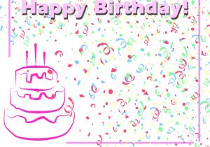 Happy Birthday Drawings for Card Happy Birthday Card White Stock Illustration Illustration