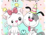 Happy Birthday From the Cat Card Happy Birthday Cat Card In 2020 with Images Happy