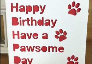 Happy Birthday From the Dog Card Birthday Card Pet Happy Birthday From the Pet to the Pet