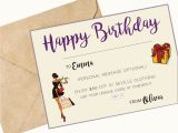 Happy Birthday Gift Card with Name Seville Clothing Happy Birthday Gift Card