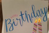Happy Birthday Hand Lettering Card Happy Birthday Card Sister Diy Birthday Handlettering