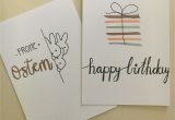 Happy Birthday Hand Lettering Card Pin On Card Making