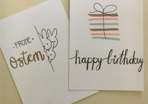 Happy Birthday Hand Lettering Card Pin On Card Making
