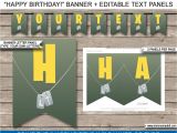 Happy Birthday Invitation Card Design New fortnite Birthday Party Printables Construction