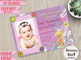 Happy Birthday Invitation Card Design Tinkerbell Birthday Invitation Editable Fairy