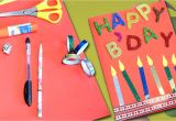 Happy Birthday Ka Card Banana Sikhaye Happy Birthday Greeting Card Diy Birthday Card Easy Craft