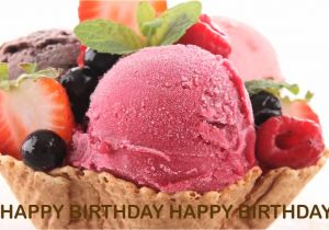 Happy Birthday Ka Card Banana Sikhaye Happy Birthday Ice Cream Helados Y Nieves Happy Birthday