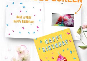 Happy Birthday Ke Liye Greeting Card Amazon Com Unique Birthday Card with Video Screen