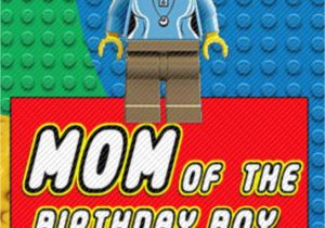 Happy Birthday Lego Card Printable Legos Mom Of the Birthday Boy Printable Digital Iron On