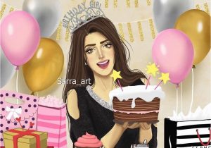Happy Birthday Lovely Lady Card Pin by Mm On Mm Sarra Art Girly Drawings Girly M