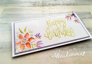 Happy Birthday Stamps for Card Making Es ist Unglaublich Eine Wunderblume Die Ihrem Namen Alle