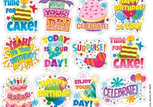 Happy Birthday Stickers for Card Making Eureka Birthday Stickers theme 655062