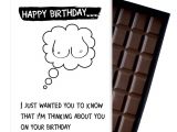 Happy Birthday to Husband Card Funny Birthday Gift for Men Boyfriend Husband Rude Boxed Chocolate Greeting Card Present Od126