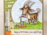 Happy Birthday You Old Goat Card 58 Best Spd Cards Images Cards Paper Crafts Clear Stamps