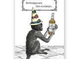 Happy Birthday You Old Goat Card Birthdays are Like Monkeys Birthday Card