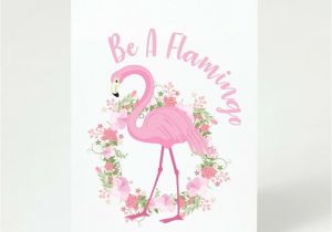 Happy Birthday You Prick Card Be A Flamingo Floral A6 Greetings Card Happy Birthday Card